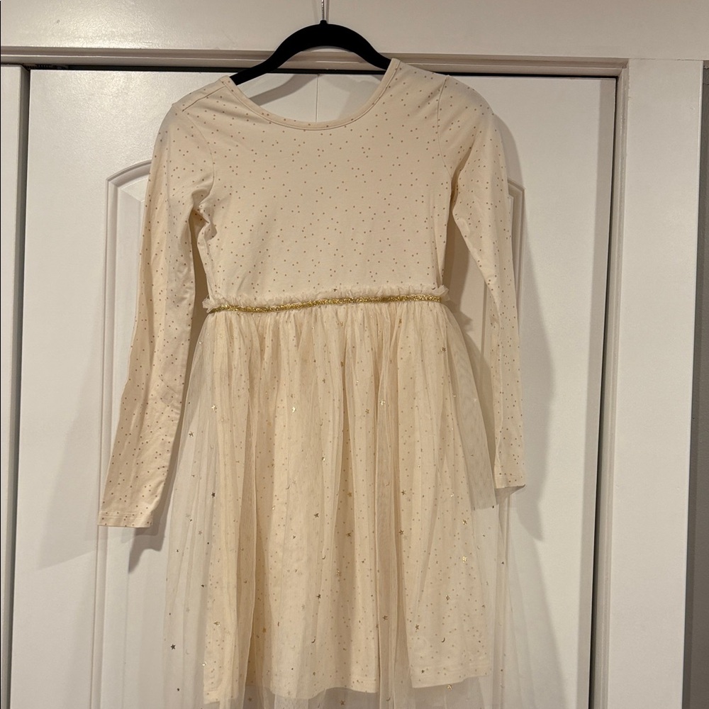 Hanna Andersson White Tulle skater dress size 10 - Picture 2 of 8